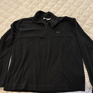 Black Quarter-Zip Pullover